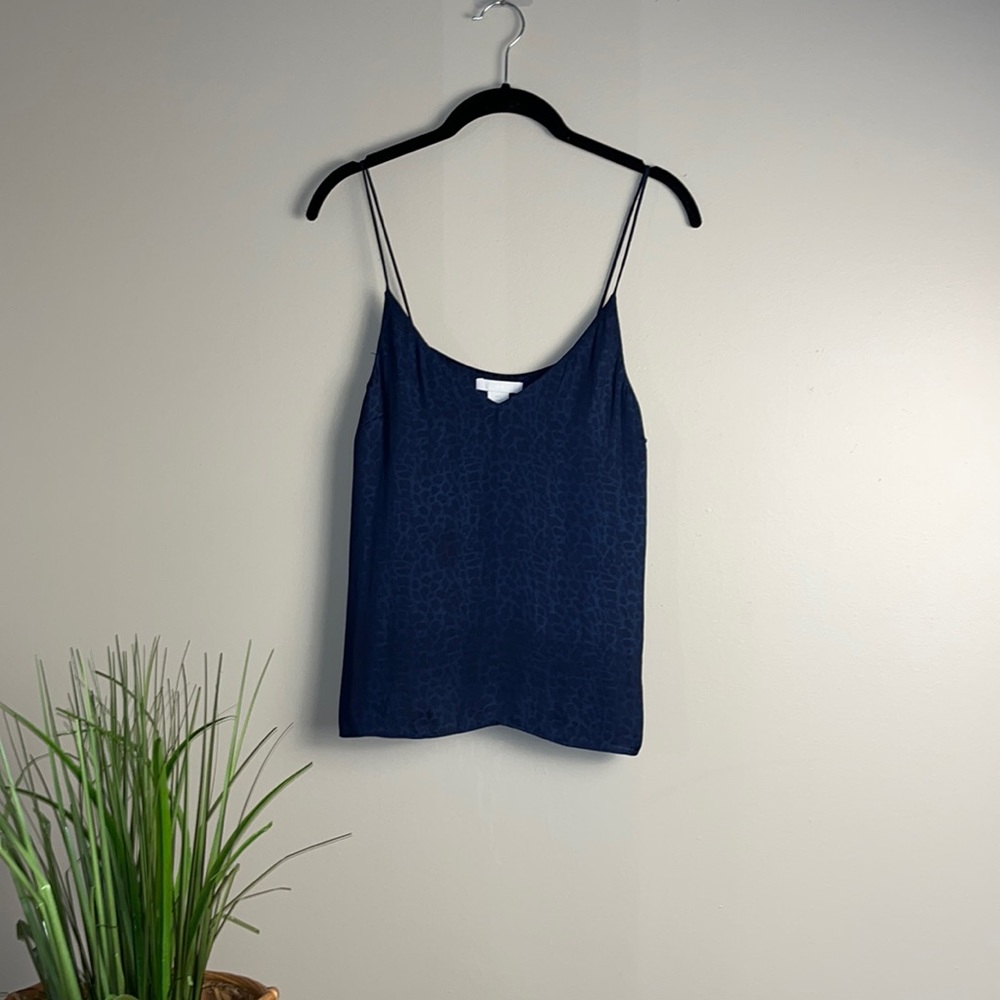 H&M Blue Patterned Top